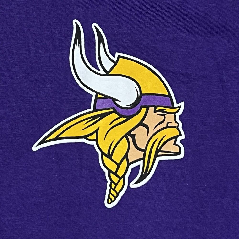 Minnesota Vikings Team Logo NFL Apparel Men’s Long Sleeve Shirt Size L NWT - Picture 5 of 10